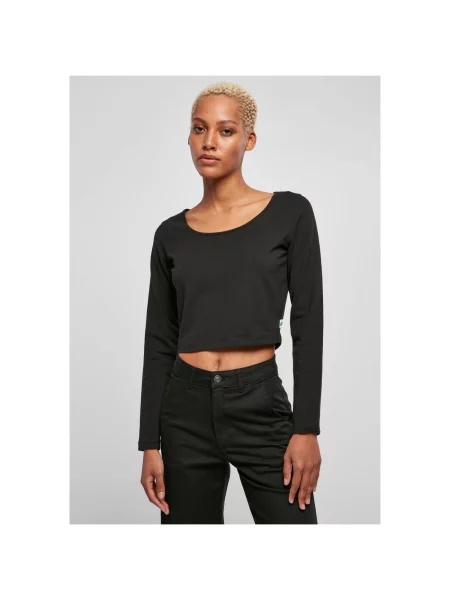 Tricou Urban Classics cu mâneci lungi negru