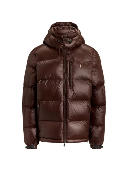 Mănuși Polo Ralph Lauren din piele de căprioară cu șireturi cu vârf închis albastru
