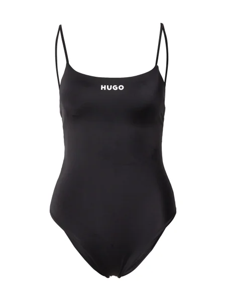 HUGO Enodelne kopalke črna bela