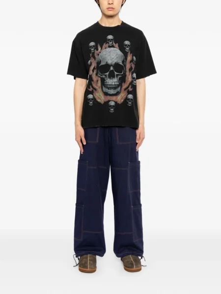 Tricou Warman cu imagine negru