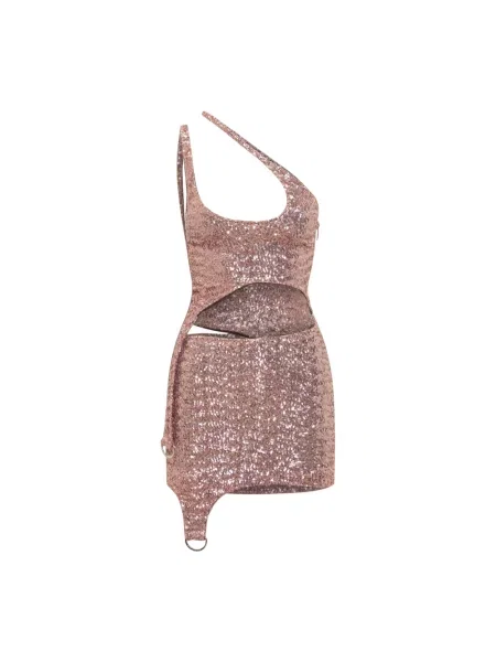 Sukienka Ambush asymetryczna różowa