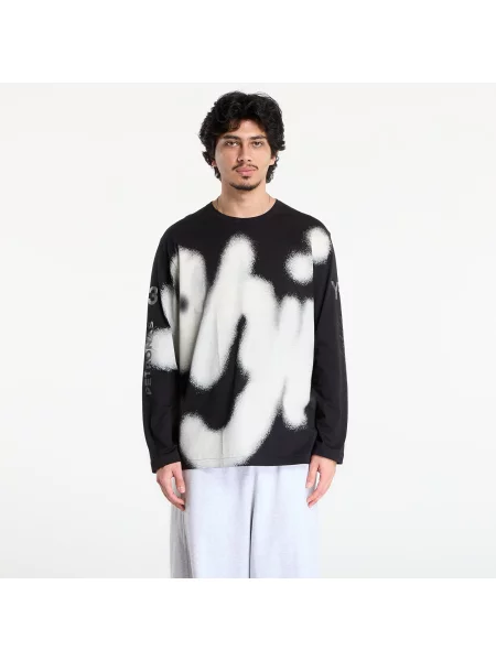 Cămașă cu mânecă lungă Y-3 cu mâneci lungi negru