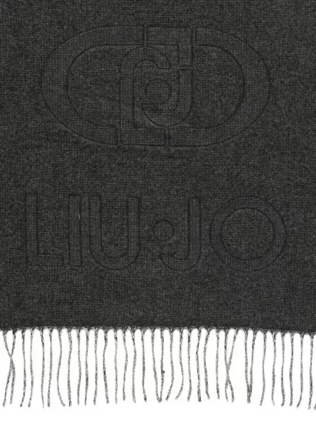 Fular Liu Jo cu broderie negru
