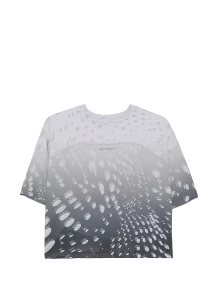 Tricou On cu imagine cu gradient gri
