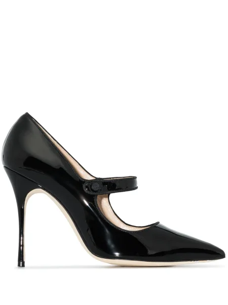 Pantofi cu toc Manolo Blahnik negru