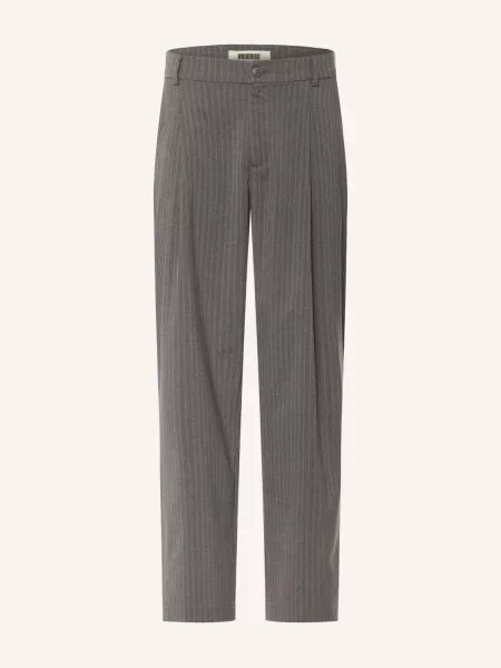 Woodbird Chino Kalhoty Wbbin Regular Fit šedá