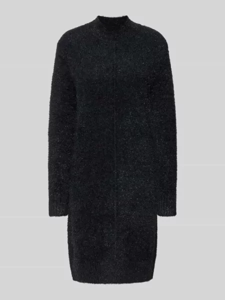 Sukienka z dzianiny ze stójką Christian Berg Woman czarna