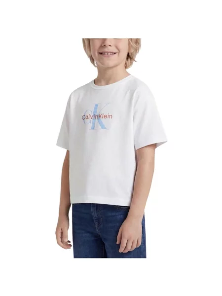 Tričko Calvin Klein Jeans biela