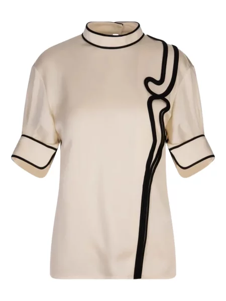 Satynowa bluzka Jil Sander