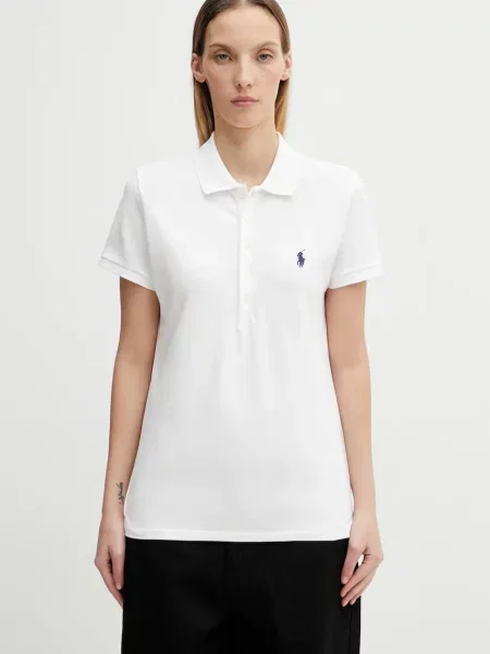 Polo Ralph Lauren polo z kołnierzykiem biały