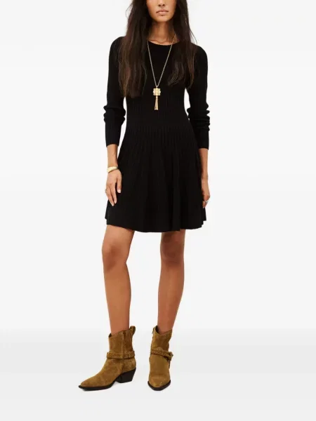 Rochie mini Ba&sh tricotate negru