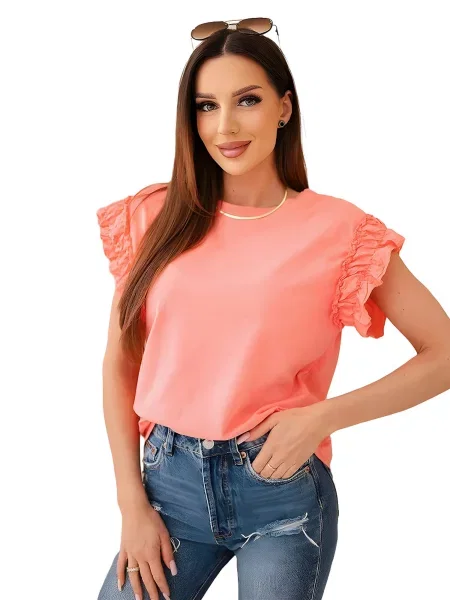 Lumera Blúzka Prugna lososová