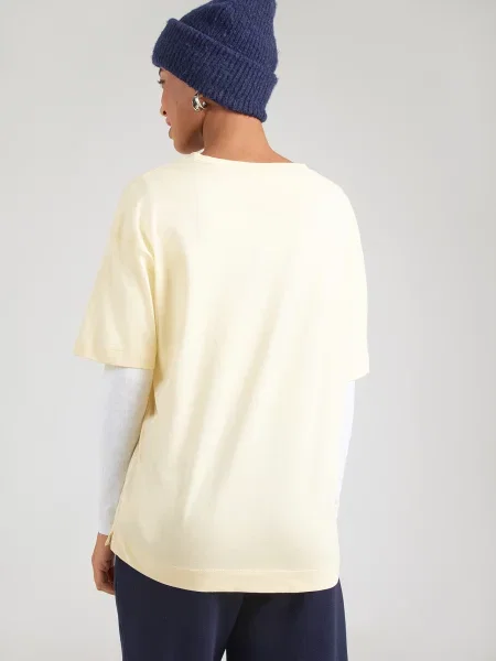 Tricou Gap cu autograf retro galben