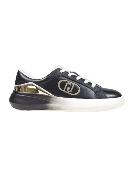 Sneakersy Liu Jo skórzane czarne