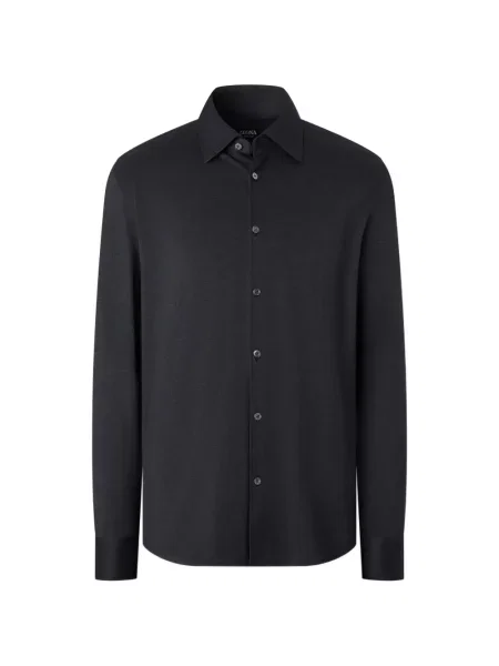 Cămașă Zegna de mătase gri