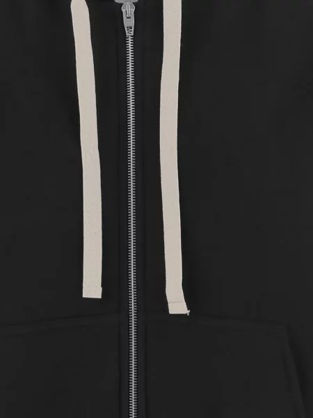 Hanorac cu glugă Jil Sander cu cordon negru