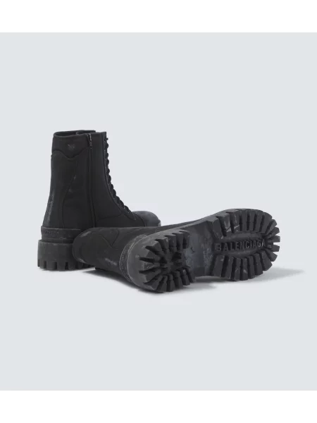 Botine Balenciaga din dantelă negru