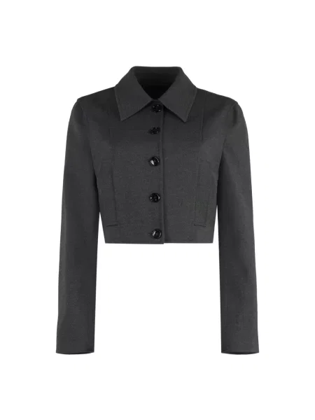 Kurtka Pinko jednorzędowa casual szara