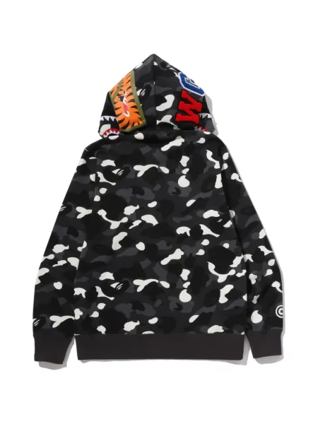 Hoodie A Bathing Ape® με σχέδιο παραλλαγής μαύρο