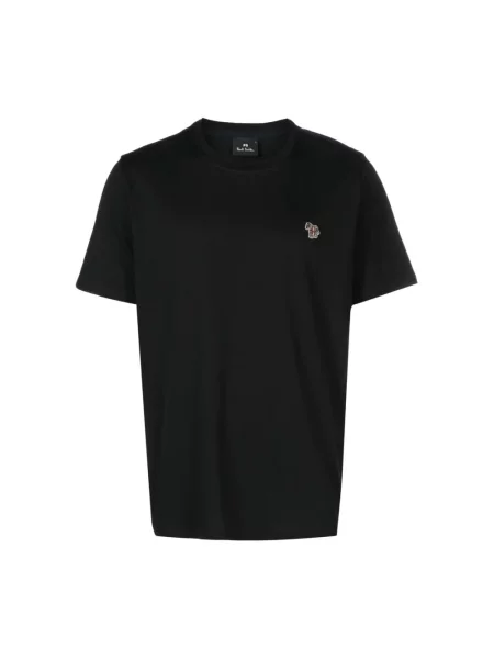 Koszulka Ps Paul Smith z logo w zebrę czarna