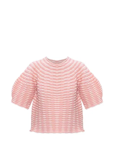 Top Pleats Please Issey Miyake ružičasta
