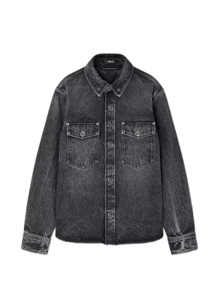 Риза Versace сиво