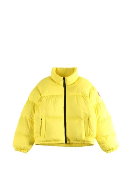 Prošiven jakna Canada Goose žuta