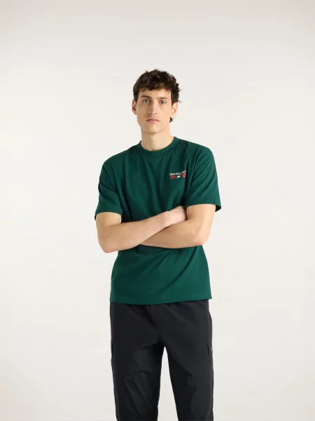 Футболка New Balance зелений