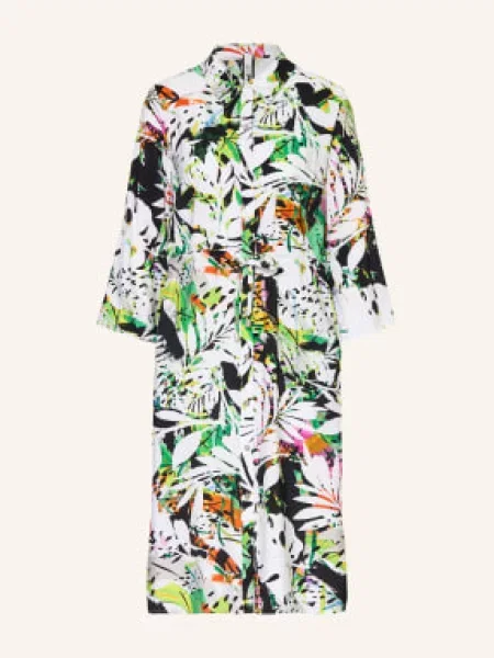 Joseph Ribkoff Sukienka Koszulowa Z Rękawami gruen biała