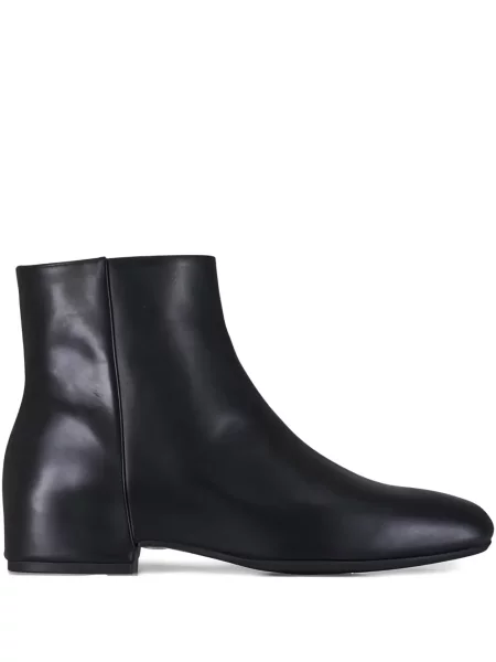 Botine Aquatalia cu vârf pătrat negru