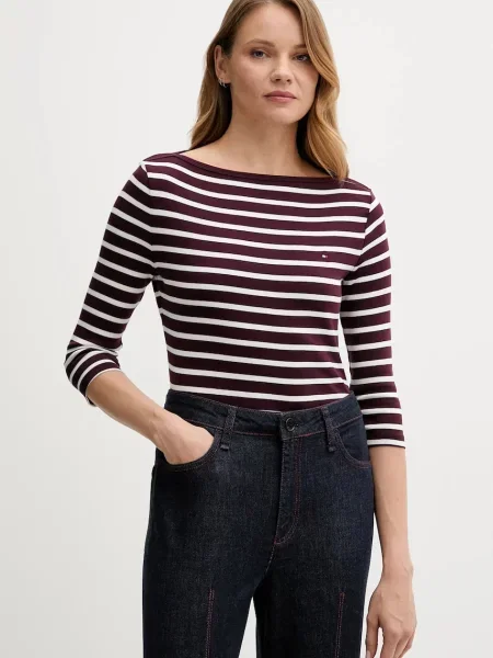 Tommy Hilfiger longsleeve bordowy
