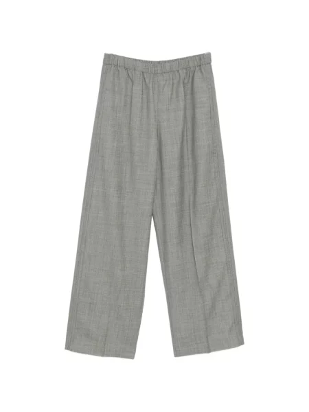 Pantaloni Jnby din jacard cu picior lat gri