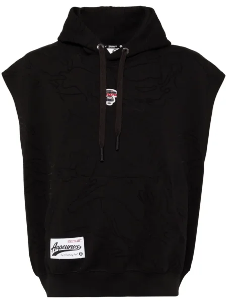 Hanorac cu glugă Aape By A Bathing Ape negru