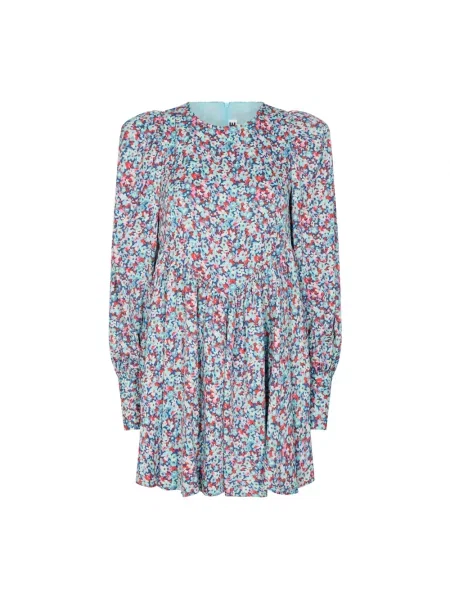 Sukienka midi Rotate Birger Christensen w kwiatki do kolan