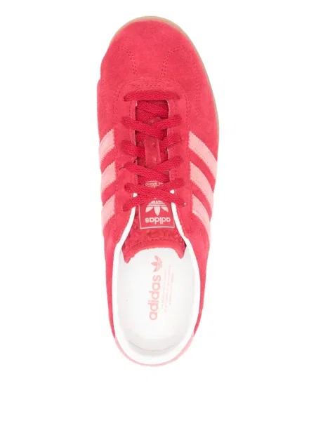 Маратонки Adidas Gazelle на райета червено