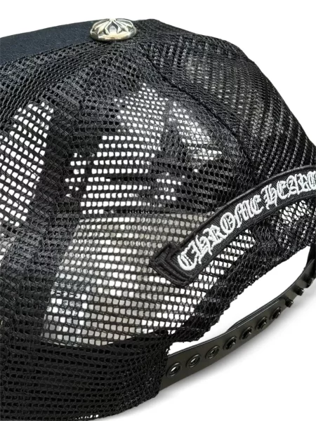 Șapcă Chrome Hearts cu motiv cu inimi negru