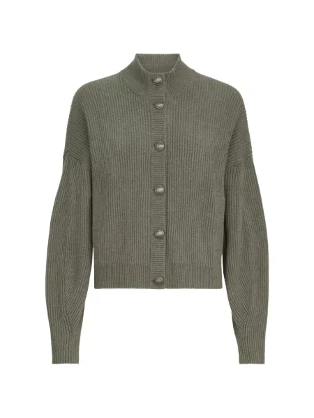 Cardigan Brunello Cucinelli din cașmir verde