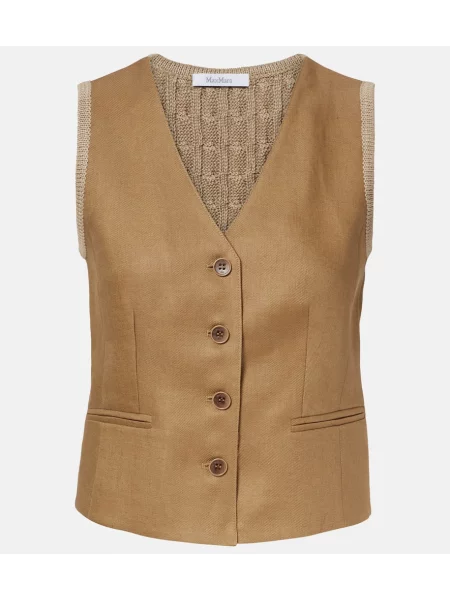 Vestă Max Mara de in maro
