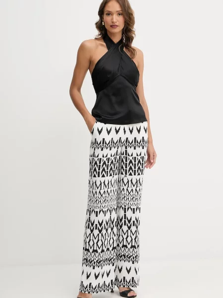 Штани Marciano Guess BRITNEY широкі висока посадка білий