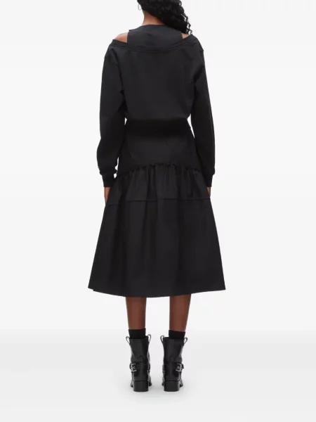 Rochie midi 3.1 Phillip Lim până la genunchi de costum negru