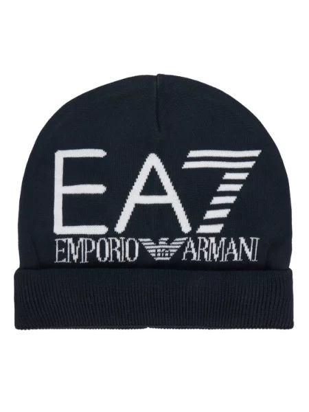 Čepice Emporio Armani modrý