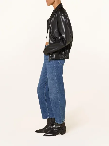 Mavi Džíny Barrel Leila dark blue str modré