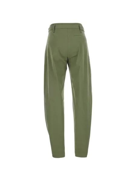 Cu centură pantaloni Semicouture verde