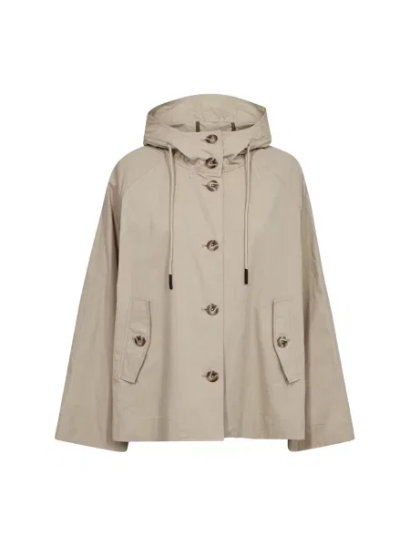 Kurtka Mos Mosh z kapturem beżowa