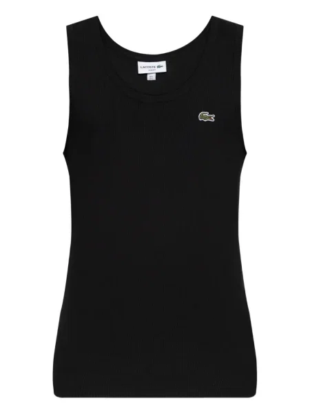 Cămașă Lacoste tricotate negru