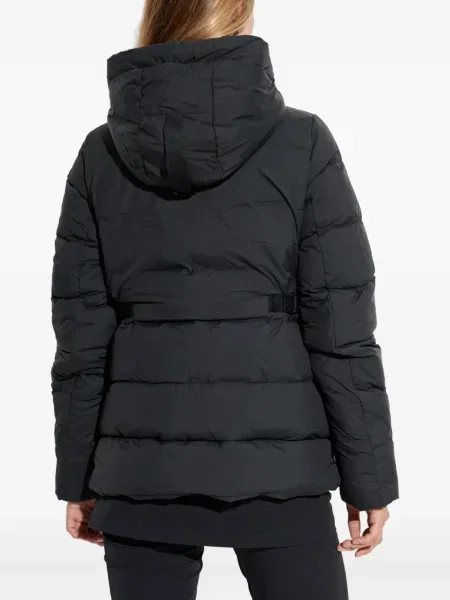 Geacă cu puf Canada Goose cu glugă negru