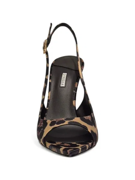 Sandale Le Silla cu imagine cu model leopard maro