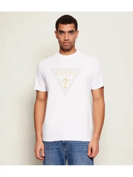 Guess Póló Regular Fit fehér