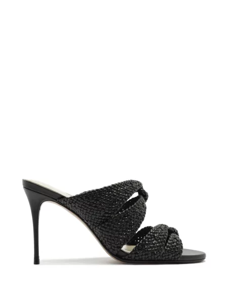 Papuci tip mules Alexandre Birman din piele negru