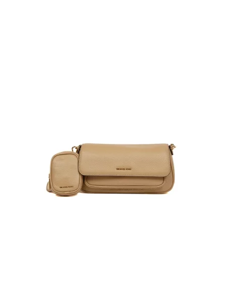Torebka Michael Kors skórzana beżowa
